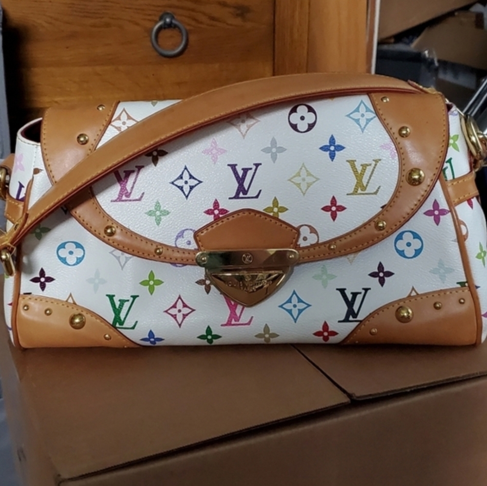 Louis Vuitton Multicolor Beverly MM.  EUC- Rare Mint Condition!